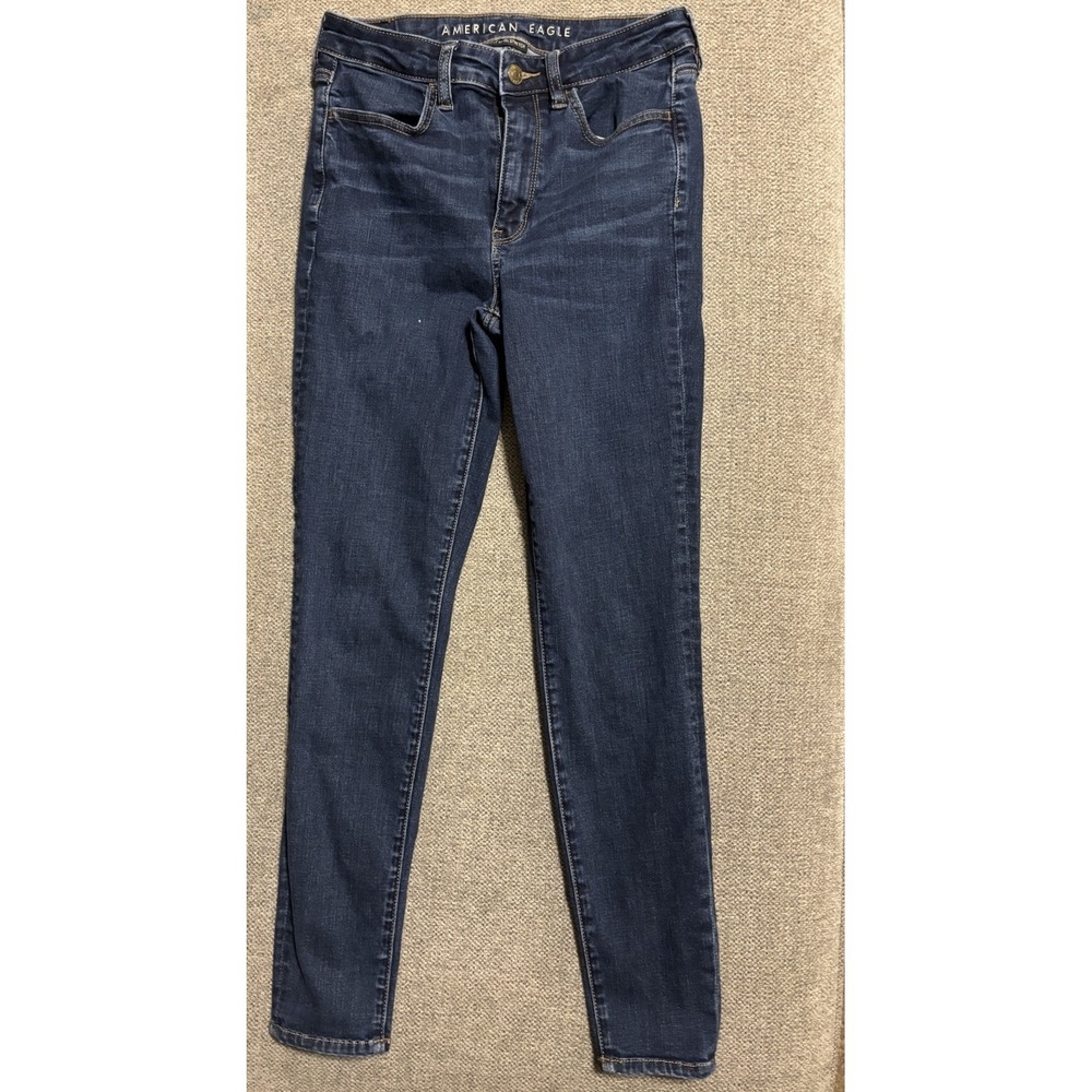 American Eagle Ne(x)t Level Stretch Skinny Jeans Womens Size 6 Regular Dark Wash